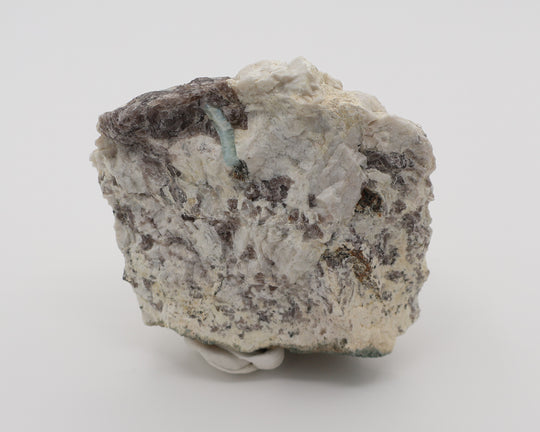 Aquamarine with Smoky Quartz on Feldspar