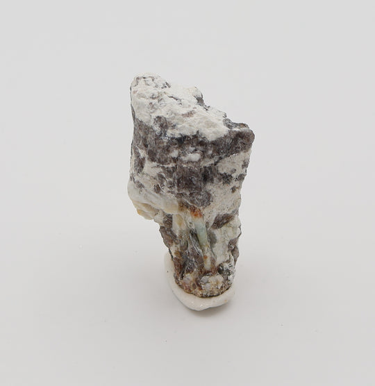 Bi-Colour Beryl with Mica on Smoky Quartz and Feldspar