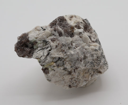 Aquamarine and Bi-Colour Beryl on Smoky Quartz and Feldspar
