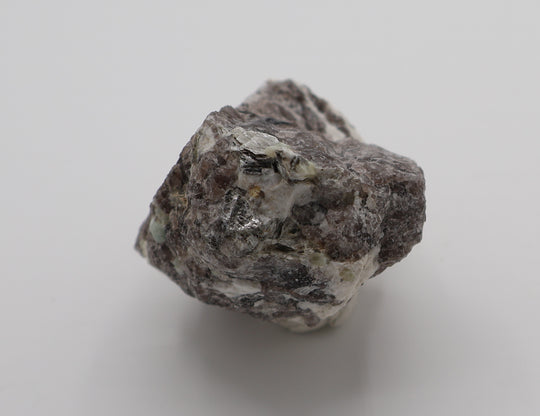 Aquamarine with Mica on Smoky Quartz and Feldspar