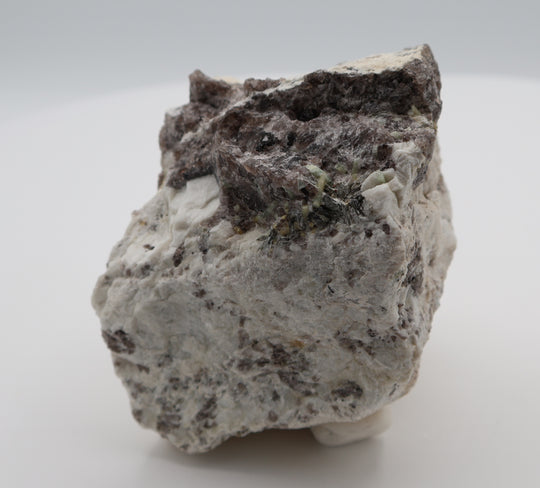 Aquamarine and Heliodor Clusters with Mica and Smoky Quartz on Feldspar