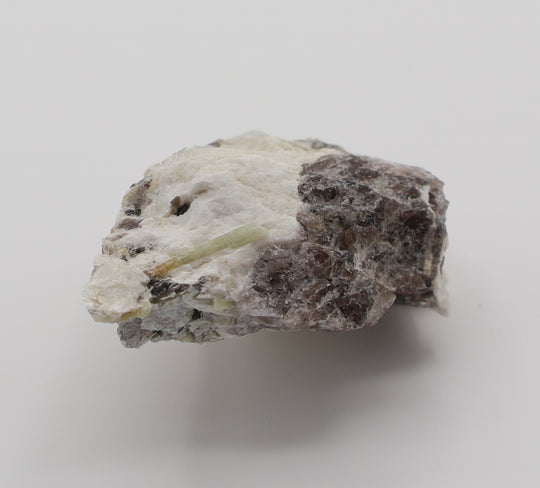 Aquamarine, Heliodor, Bi-Colour Beryl, with Mica on Smoky Quartz and Feldspar