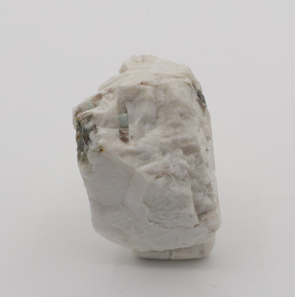 Aquamarine with Mica on Feldspar