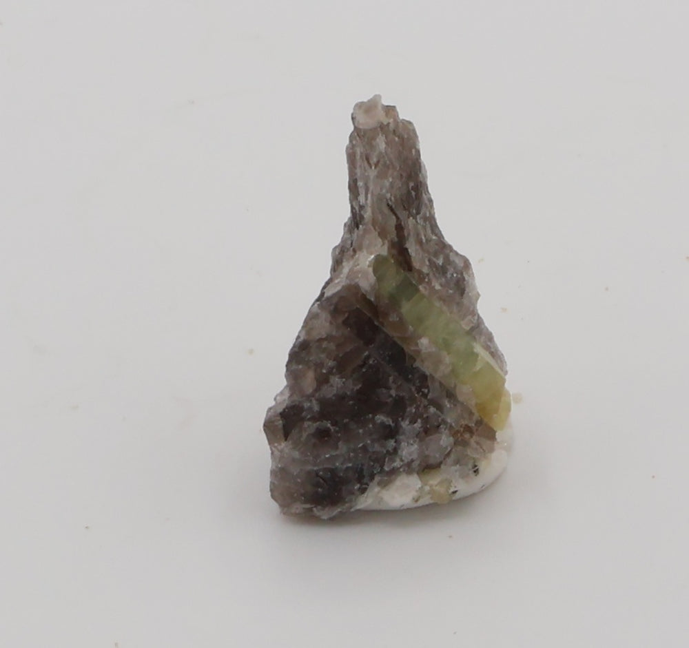 Bi-Colour Beryl on Smoky Quartz and Feldspar