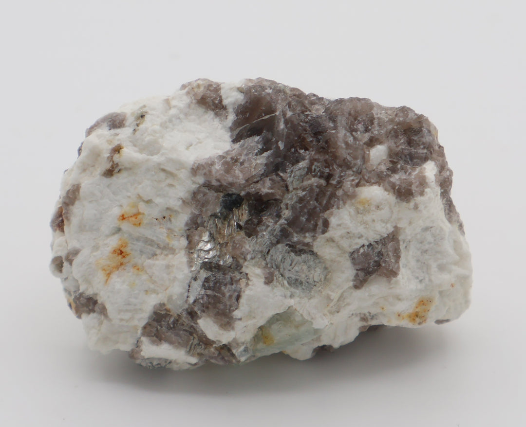 Aquamarine on Mica, Smoky Quartz, Feldspar