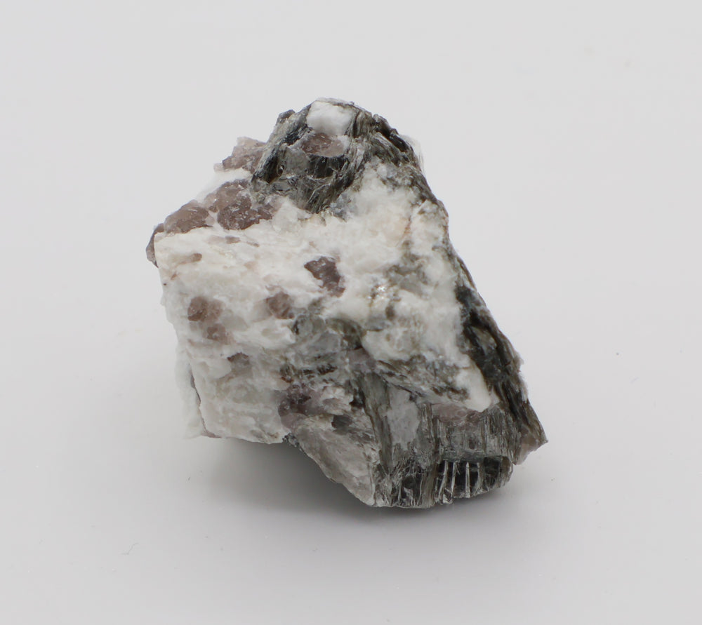 Aquamarine on Mica, Smoky Quartz, Feldspar