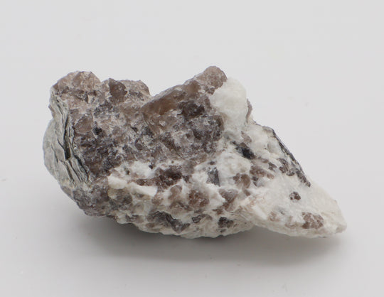 Bi-Colour Beryl with Mica on Smoky Quartz and Feldspar