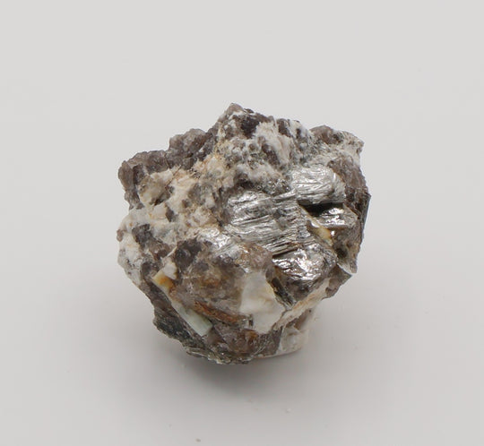 Aquamarine on Mica, Smoky Quartz, Feldspar