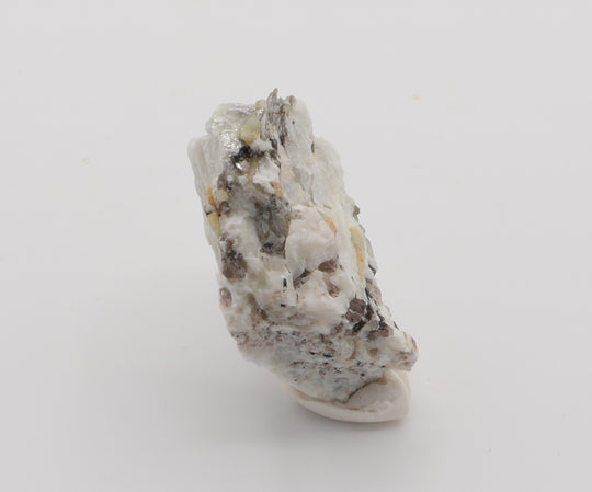 Bi-Colour Beryl and Heliodor with Mica and Smoky Quartz on Feldspar