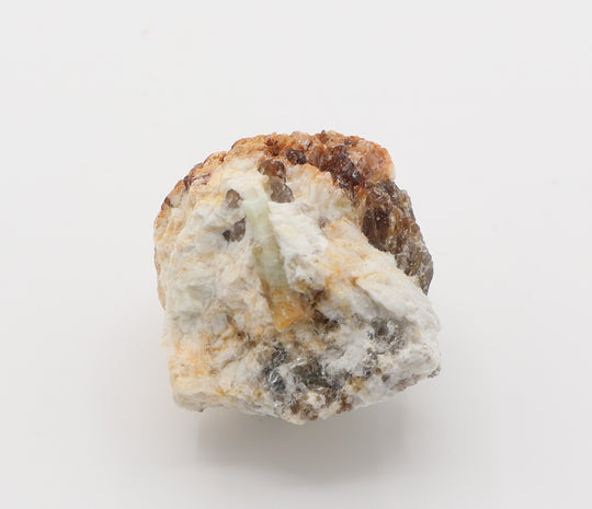 Sceptered Bi-Colour Beryl with Mica on Quartz and Feldspar