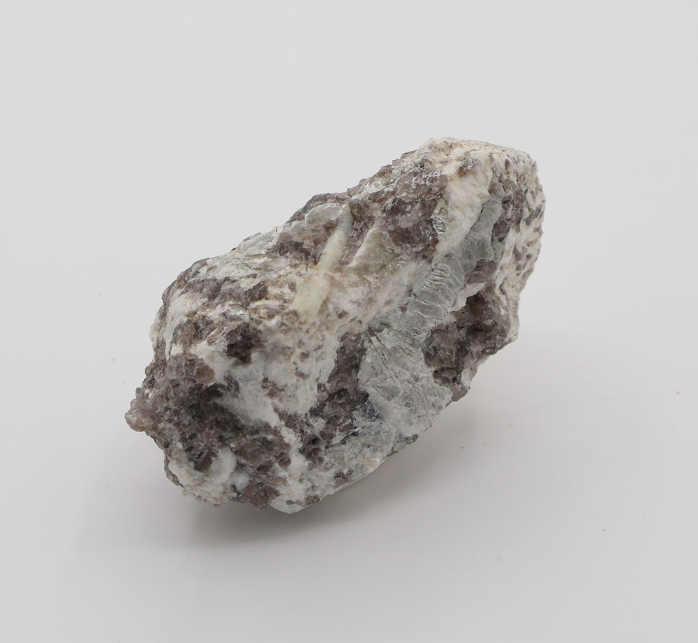 Sceptered Aquamarine on Mica, Smoky Quartz, Feldspar