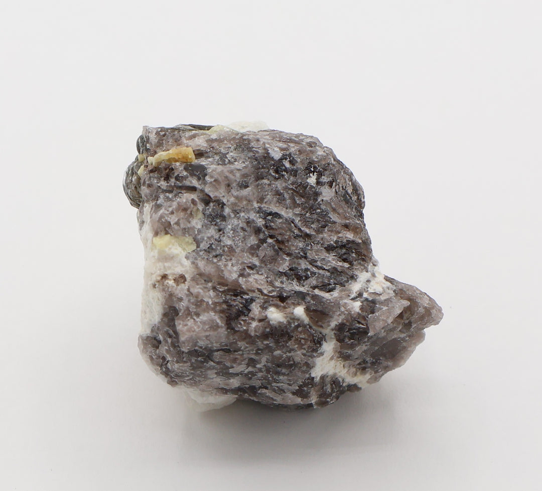 Aquamarine and Heliodor Cluster with Hematite, Mica, on Smoky Quartz and Feldspar