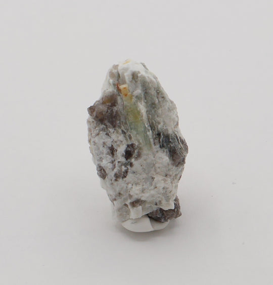 Sceptered Bi-Colour Beryl with Mica on Smoky Quartz and Feldspar