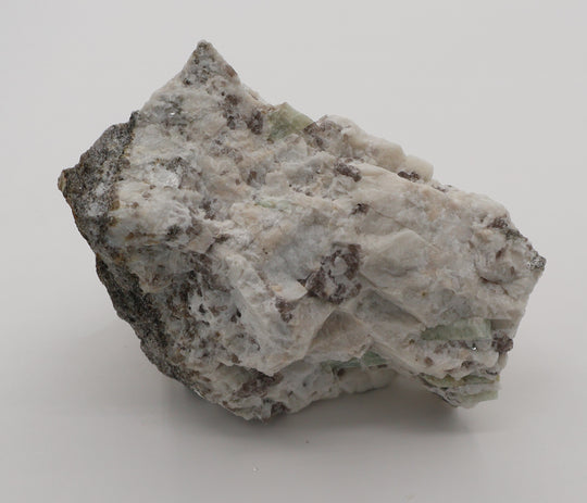 Aquamarine on Mica, Smoky Quartz, Feldspar