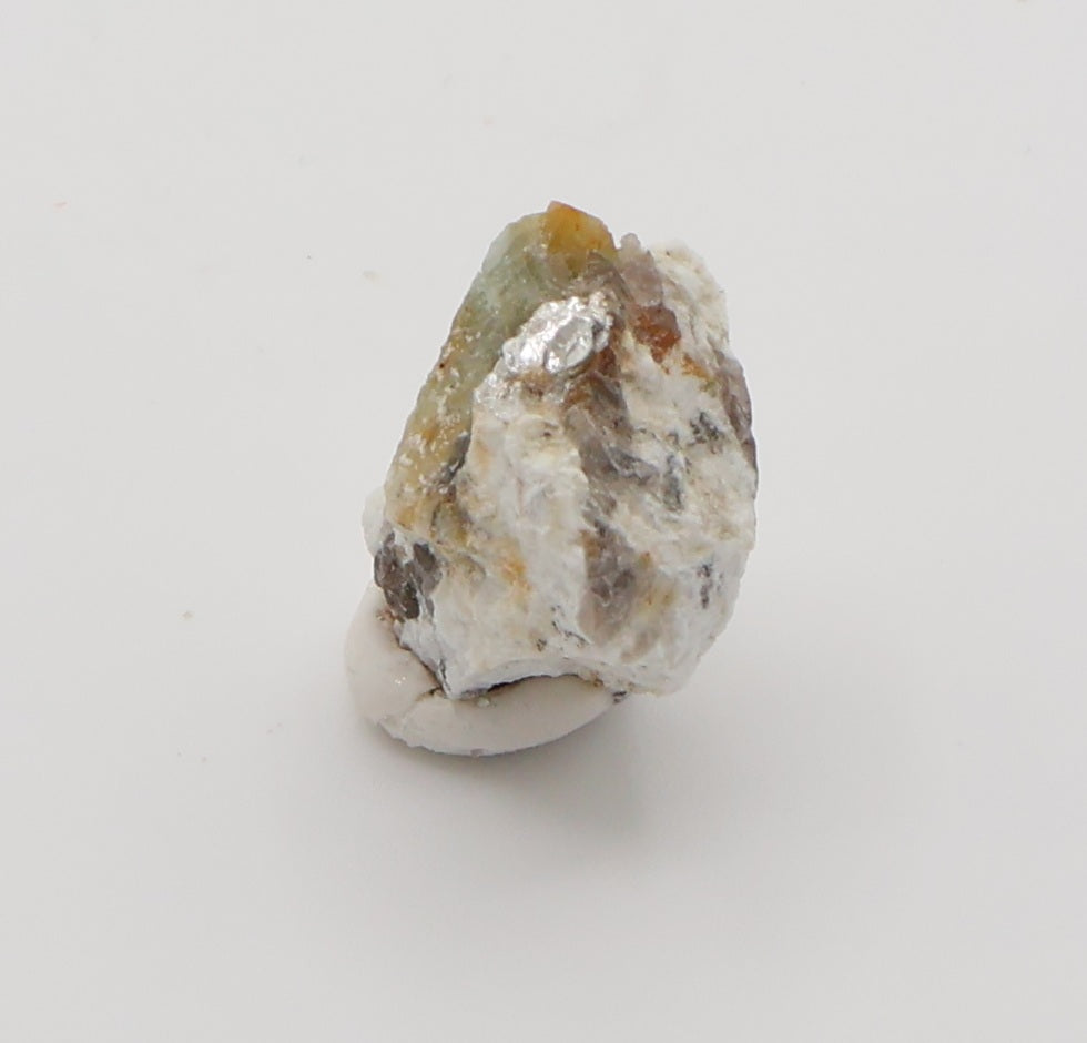 Sceptered Bi-Colour Beryl with Mica on Smoky Quartz and Feldspar