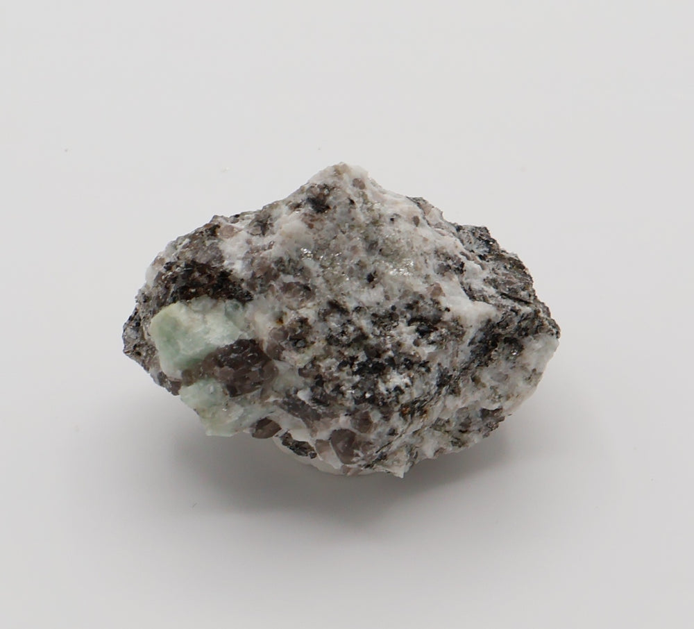 Aquamarine on Mica, Smoky Quartz, Feldspar