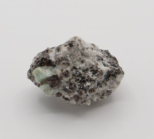 Aquamarine on Mica, Smoky Quartz, Feldspar