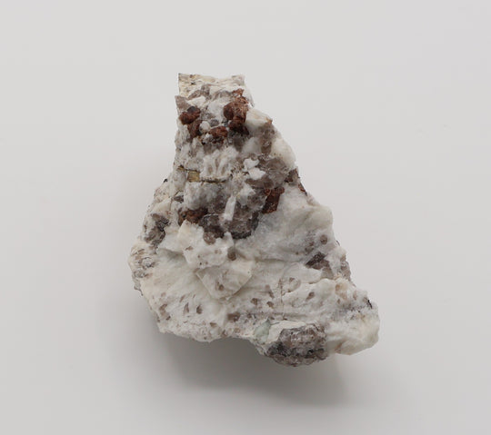 Spessartine Garnet with Mica, Schorl Tourmaline, Aquamarine, on Smoky Quartz and Feldspar