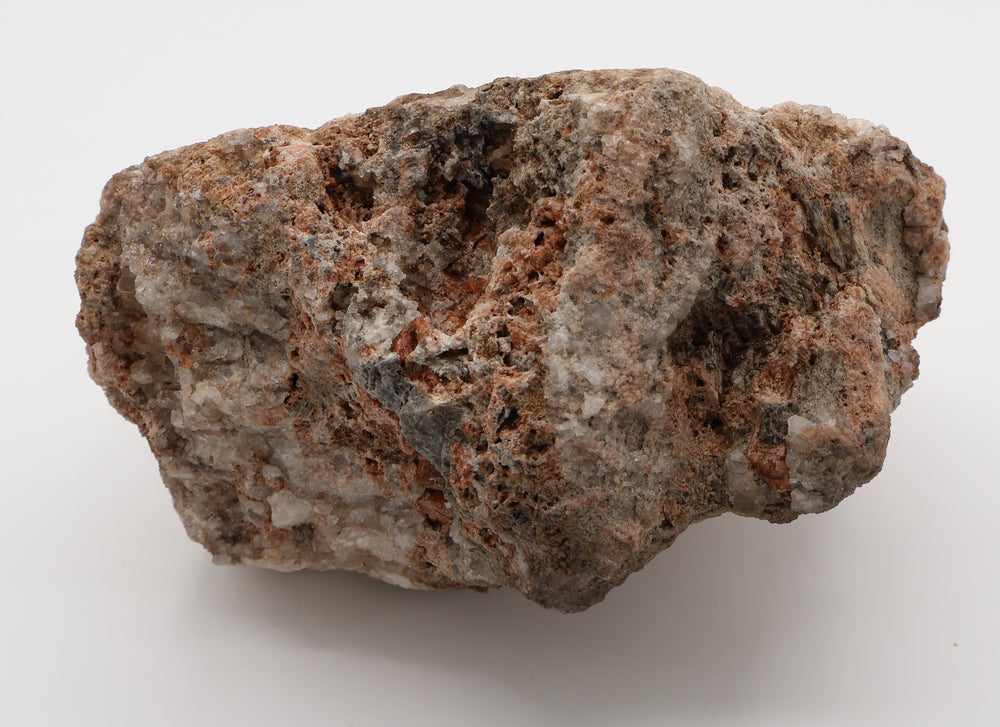 Grossular Garnet with Idocrase and Plagioclase on Quartz