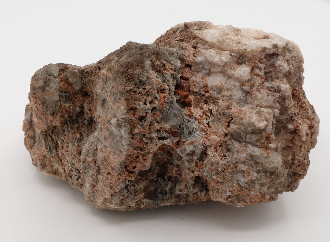 Grossular Garnet with Idocrase and Plagioclase on Quartz