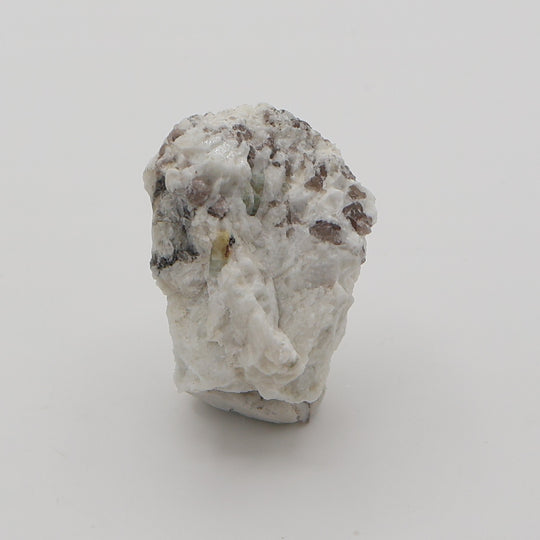 Aquamarine and Bi-Colour Beryl with Mica, on Smoky Quartz and Feldspar