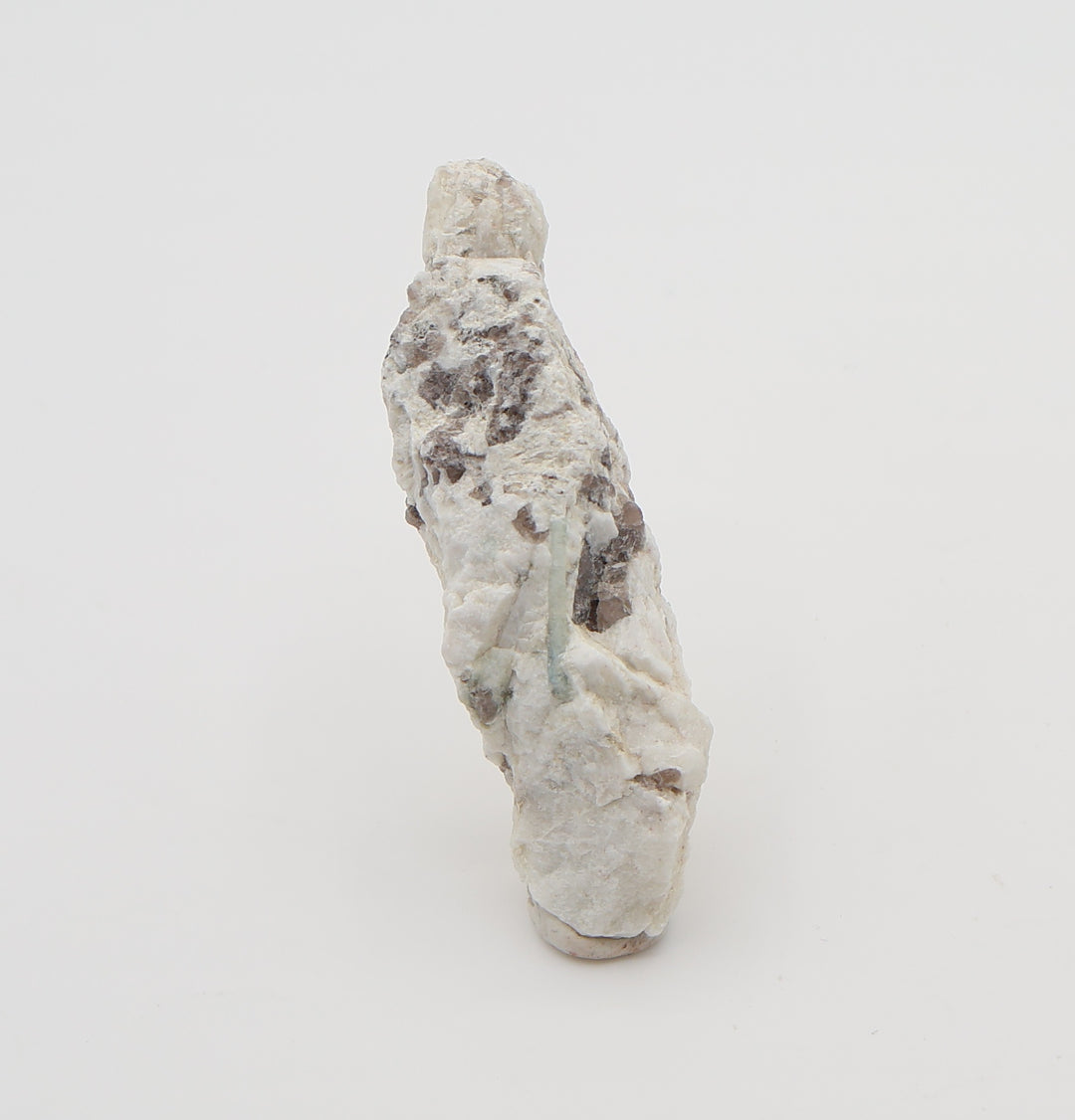 Aquamarine with Mica and Smoky Quartz on Feldspar