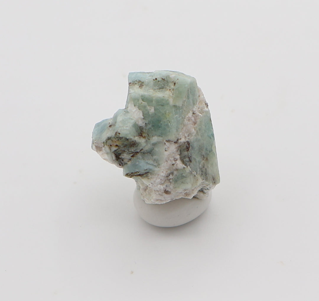 Aquamarine with Smoky Quartz and Feldspar