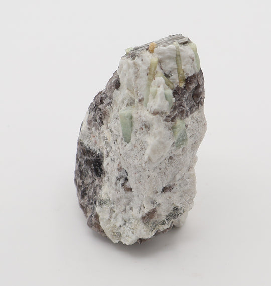 Aquamarine & Bi-Colour Beryl Cluster with Mica on Smoky Quartz and Feldspar