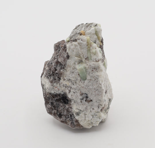 Aquamarine & Bi-Colour Beryl Cluster with Mica on Smoky Quartz and Feldspar