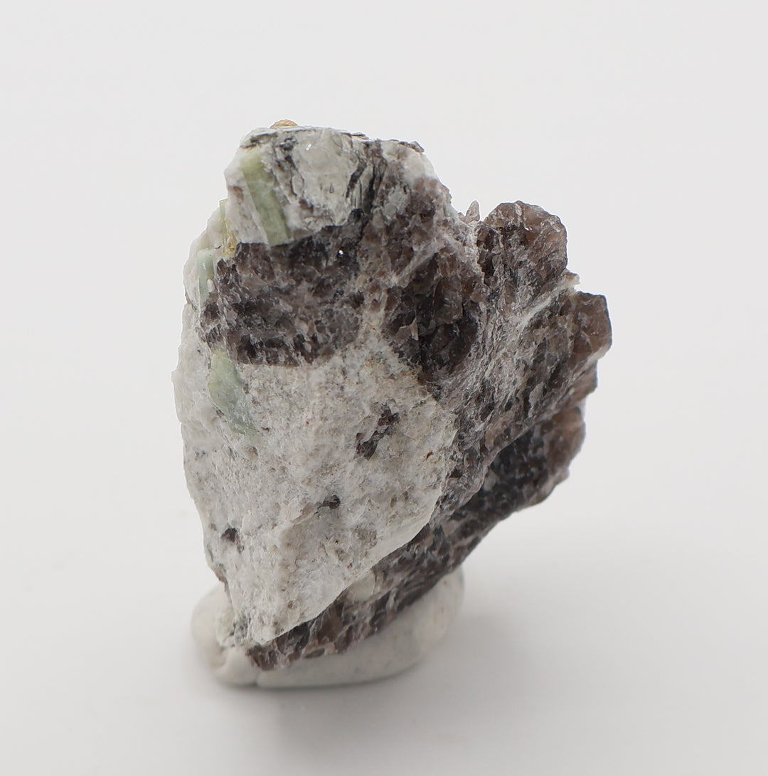 Aquamarine & Bi-Colour Beryl Cluster with Mica on Smoky Quartz and Feldspar