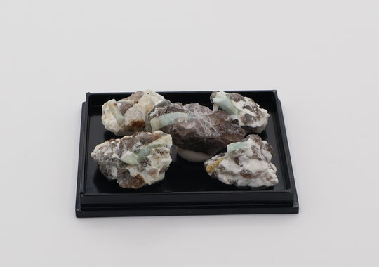 Aquamarine and Bi-Colour Beryl Showcase Tray