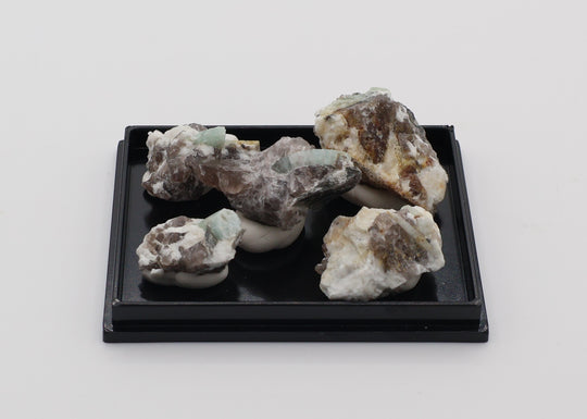 Aquamarine and Bi-Colour Beryl Showcase Tray