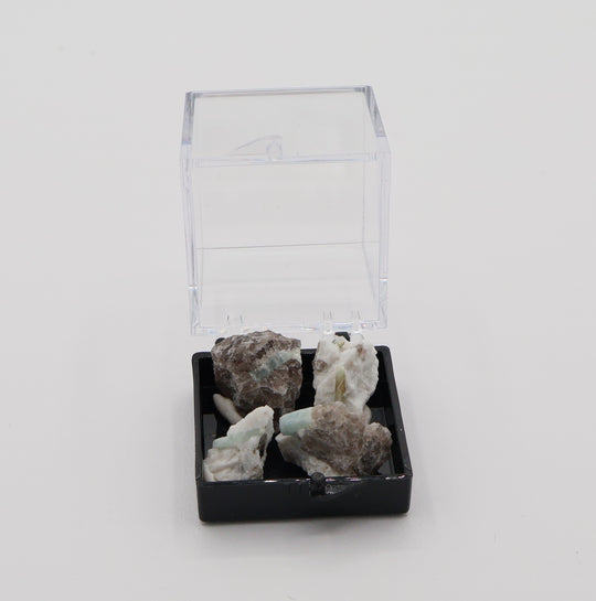Aquamarine and Bi-Colour Beryl Showase Tray