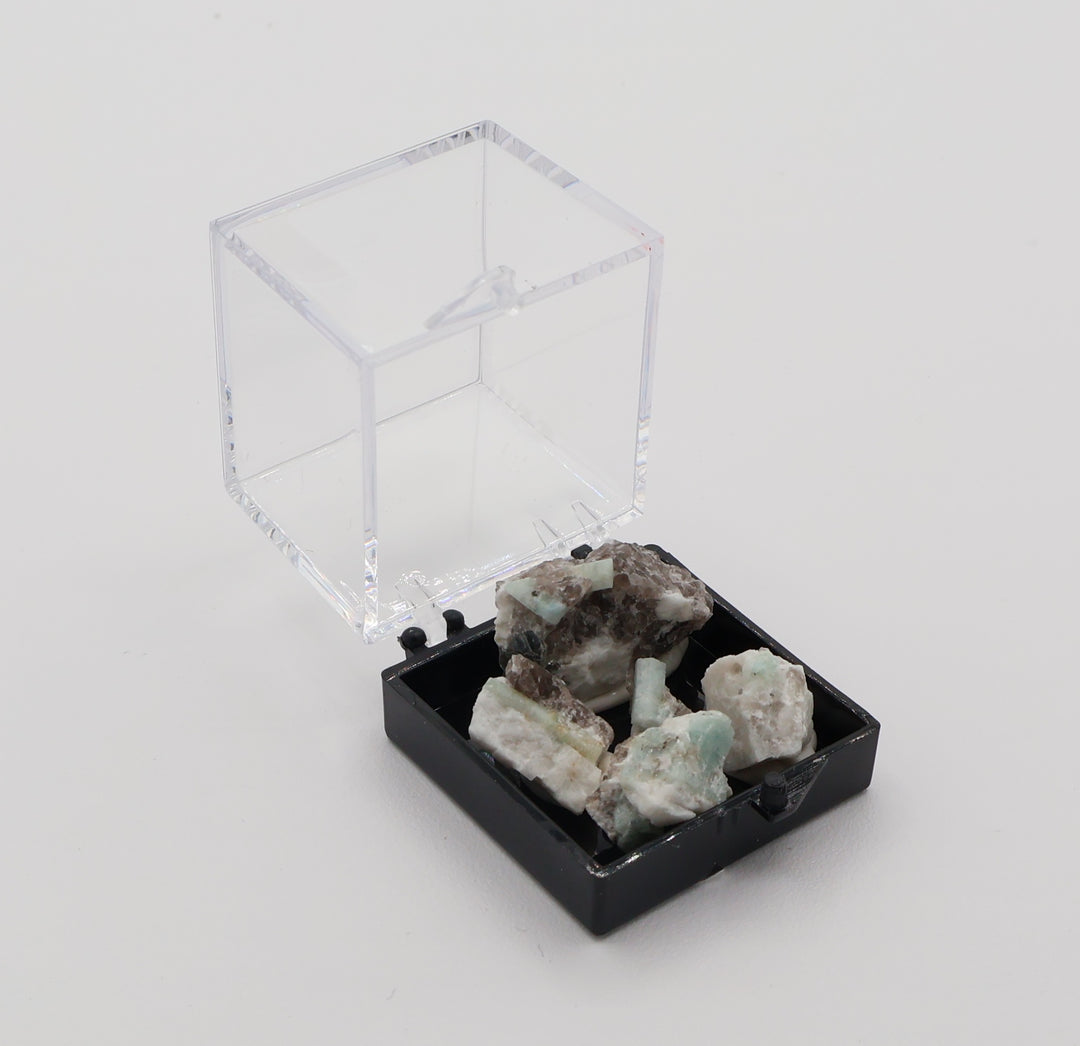 Aquamarine and Bi-Colour Beryl Showcase Tray