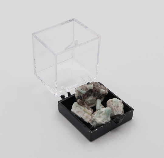 Aquamarine and Bi-Colour Beryl Showcase Tray