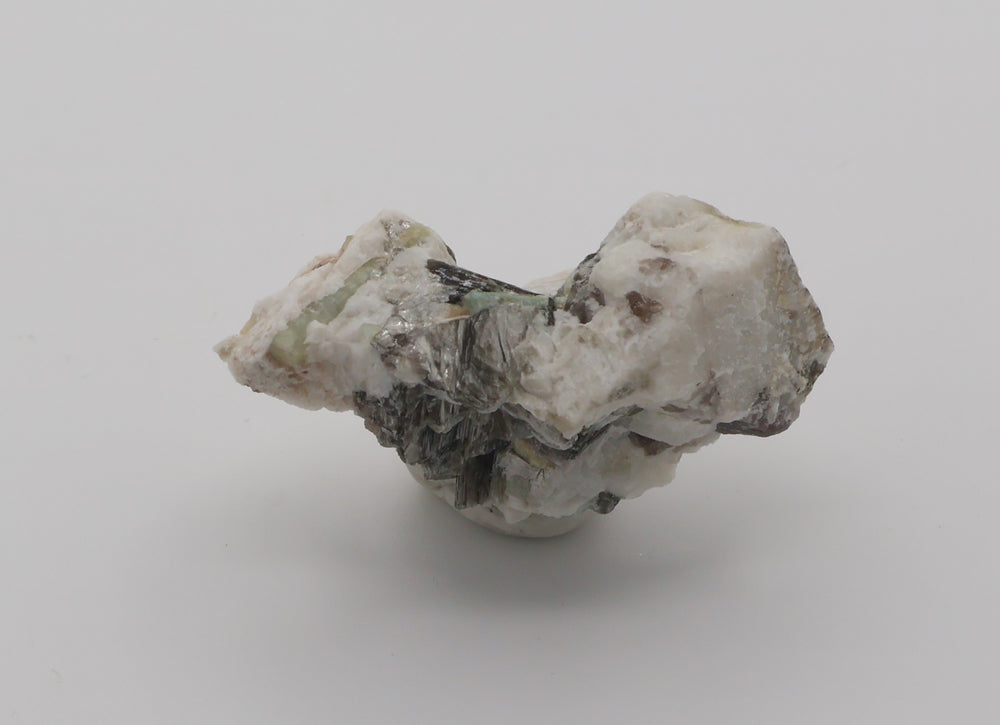 Aquamarine on Mica and Feldspar