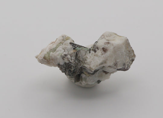 Aquamarine on Mica and Feldspar