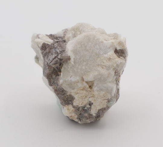 Aquamarine on Smoky Quartz and Feldspar