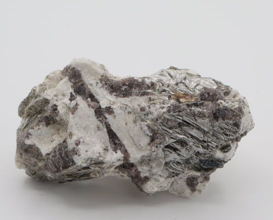 Aquamarine and Bi-Colour Beryl on Mica, Smoky Quartz, Feldspar