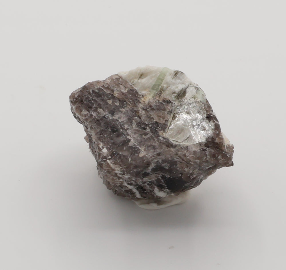 Aquamarine and Heliodor with Mica on Smoky Quartz and Feldspar
