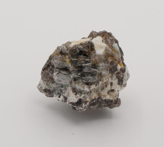 Aquamarine on Mica, Smoky Quartz, Feldspar