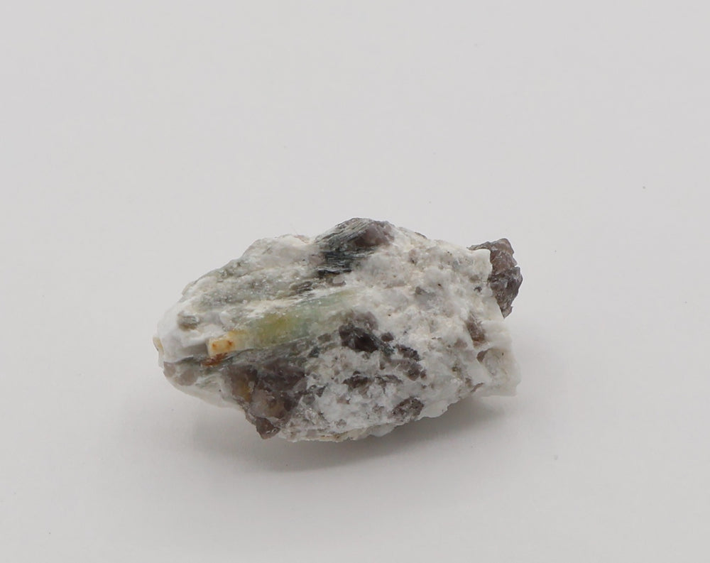 Sceptered Bi-Colour Beryl with Mica on Smoky Quartz and Feldspar