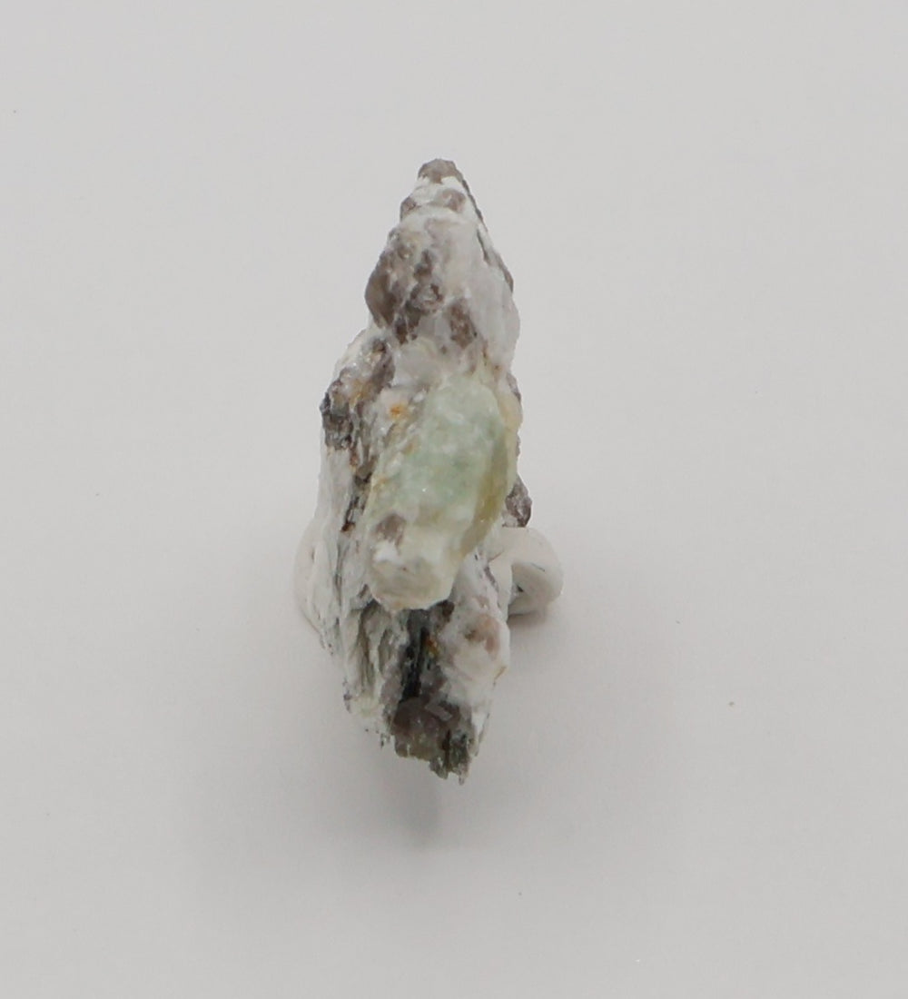 Sceptered Bi-Colour Beryl on Mica, Smoky Quartz and Feldspar