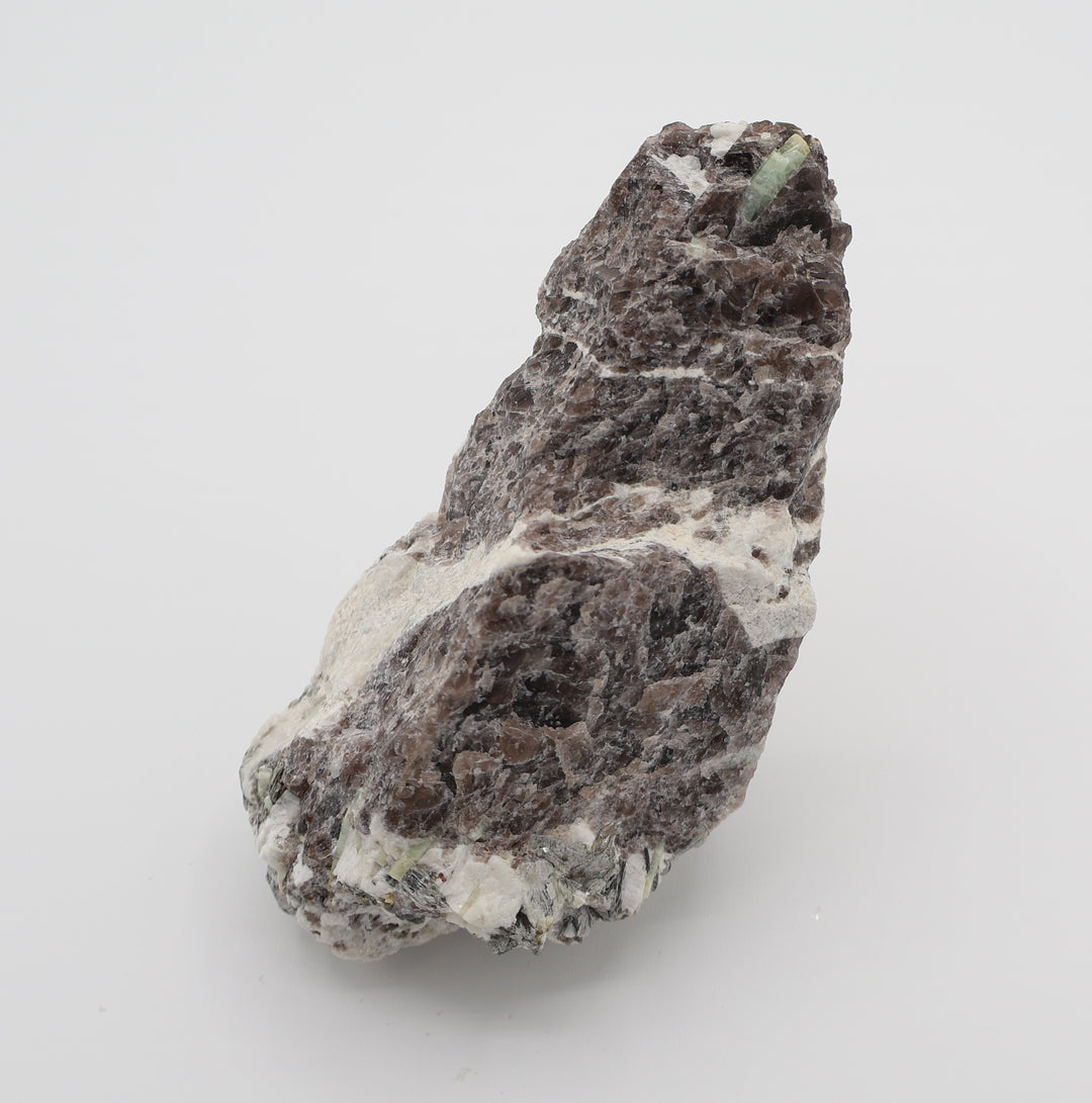 Heliodor Capped Aquamarine Cluster with Mica on Smoky Quartz and Feldspar