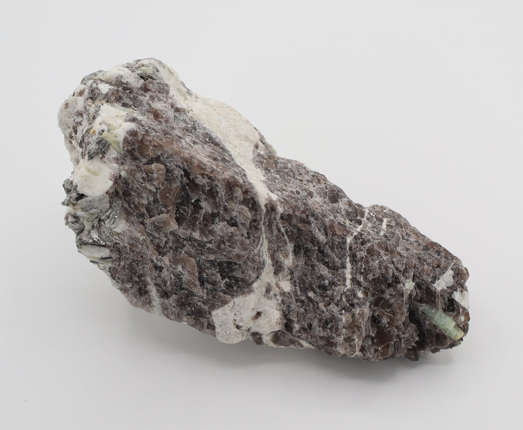 Heliodor Capped Aquamarine Cluster with Mica on Smoky Quartz and Feldspar