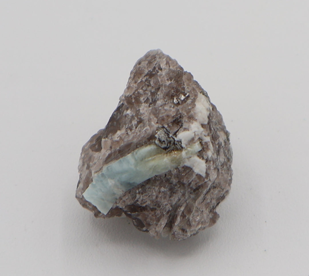Sceptered Bi-Colour Beryl with Mica on Smoky Quartz and Feldspar