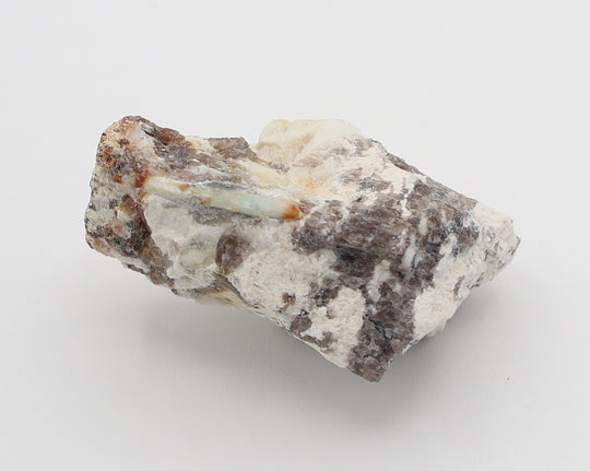 Sceptered Bi-Colour Beryl with Mica on Smoky Quartz and Feldspar