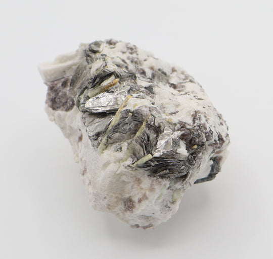 Heliodor Capped Aquamarine Cluster with Mica on Smoky Quartz and Feldspar