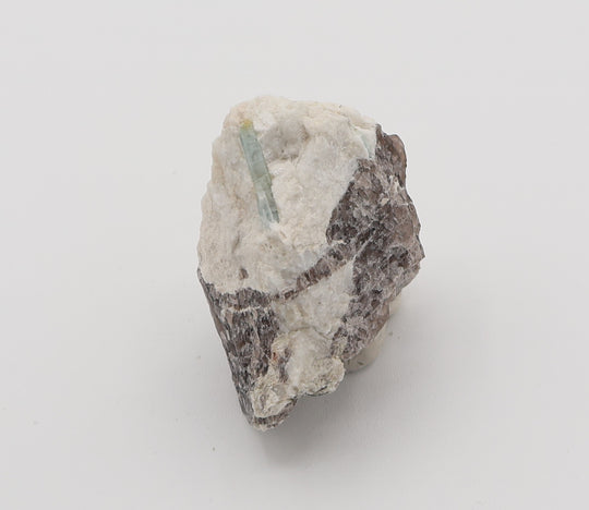 Aquamarine on Smoky Quartz and Feldspar