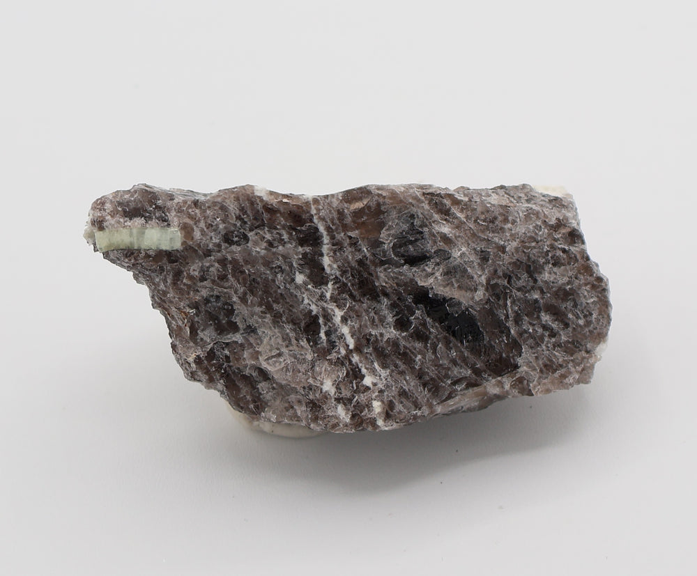 Aquamarine on Smoky Quartz